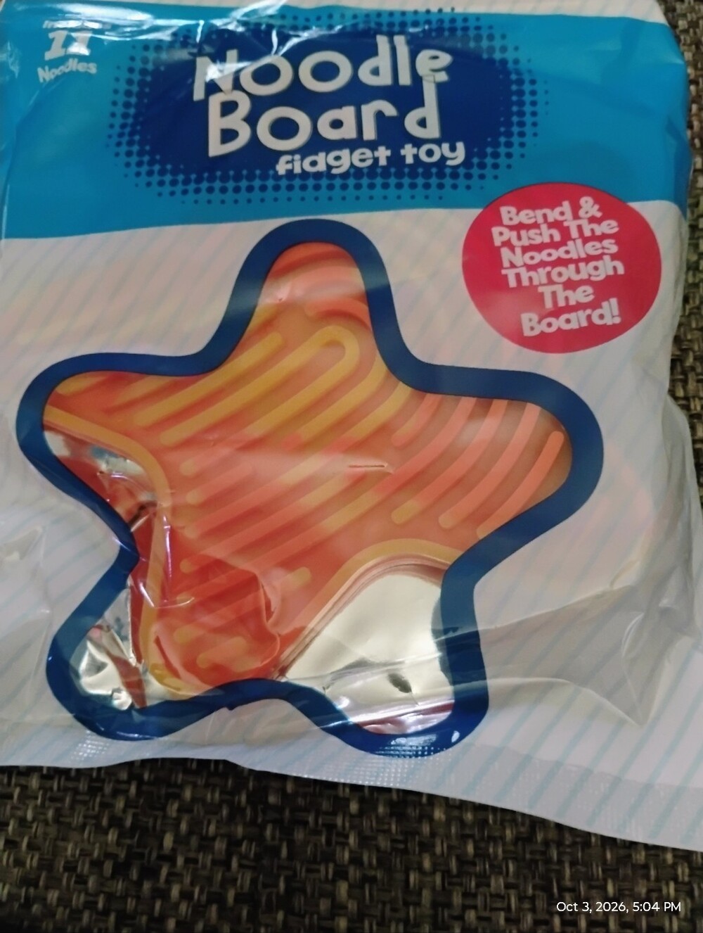 Noodle Board Fidget Toy